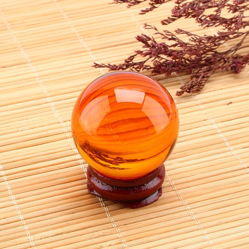 Clear Crystal Ball 40 mm / 1.6 Inch Asian Rare