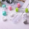 JEYORZY 5 PCS Kontaktlinsenbehälter-Reiseset für Harte Linsen, Mini Reise Hard