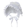 Women's Mob Cap Victorian Housemaid Bonnet Pilgrim Hat Colonial Costume