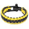 Steinbock7 paracord survival bracelet with adjustable stainless steel, clasp, with