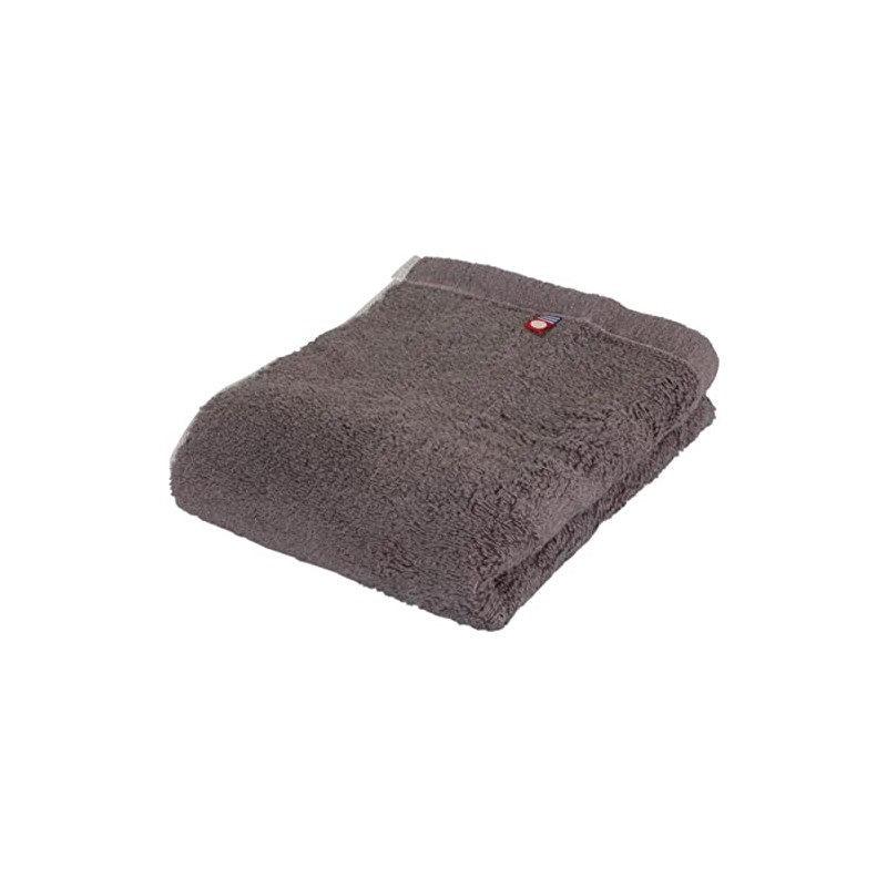DAIRY PRAIRIE Reversible Face Towel, Charcoal Gray/Dusty Pink, Made in