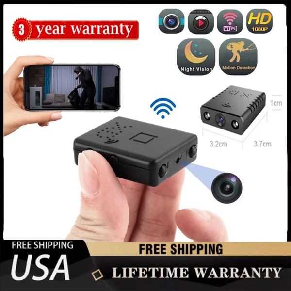 Unbranded New Smart Mini WiFi Camera Wireless 1080P HD Night