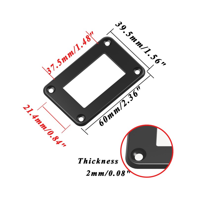 1 Way Zinc Alloy Rocker Switch Mounting Plate Toggle Switch