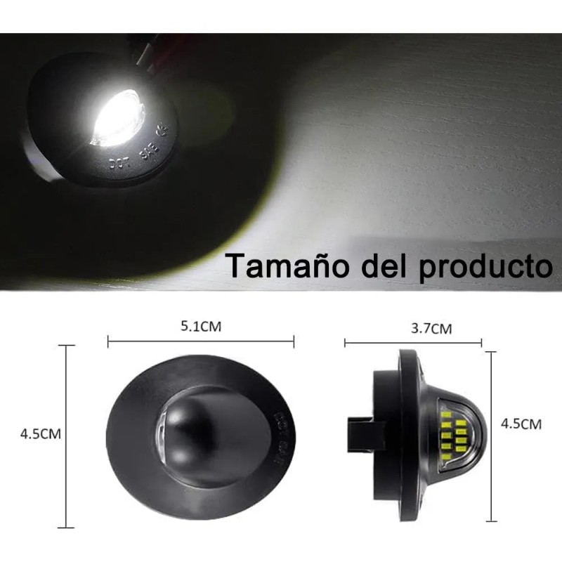 Par Luces De Matrícula Placa Para Ford F150~f550 1990-2014