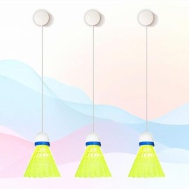 Sellerhub 실내 배드민턴 셔틀콕 3개입 연습 자동 복귀 돌아오는 (S44809703) Indoor Badminton Shuttlecock 3-Pack Practice Automatic Return