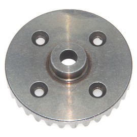 Bevel Gear 32T Compatible with JLB Racing Cheetah 1/10 Parts Brushless RC Car Accessories Steel Upgrade Replace EA1037(Black)