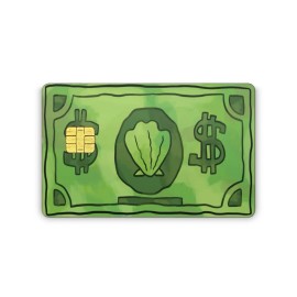 Istickerzpnw Credit Card Skin Sticker Sea Bucks Vinyl Decal - Small Chip