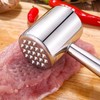 Kewmayer Double-sided meat tenderiser made of 304 stainless steel, stainless