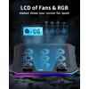 KeiBn Upgraded Gaming Laptop Cooler Pad with 9 Quiet RGB