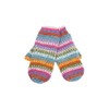 Pachamama Women Wool Mittens Fleece Lined Handknitted Dots Stripes Multicoloured