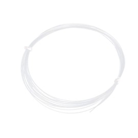 DMiotech 1 Pack PTFE Tubing Hose Pipe Insulating Tube, 0.3mm ID x 0.6mm OD x 9.84ft Fit for Direct Drive Extruder Insulating 3D Printer Filament,White