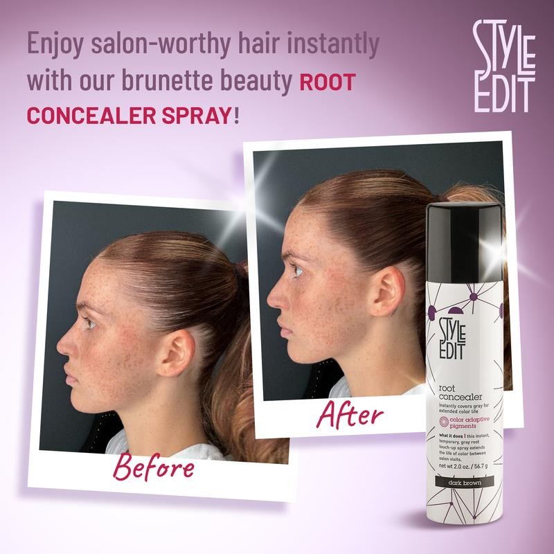 Style Edit Root Concealer Touch Up Spray - Temporary Hair