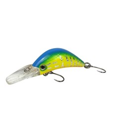 FTM Masu Security Wobbler 3 cm 1.6 g - Trout Wobbler for Spin Fishing for Trout, Trout Bait, Crankbait for Trout Fishing, Colour: Blue/Yellow/Orange/Silver, UV