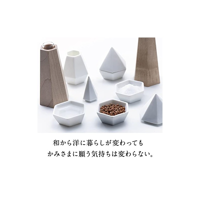 Kamidano-no-Sato Modern Shingu Kamisama Line ROKKAKU Polka Dot, White, 1.8