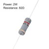 uxcell 50Pcs 82 Ohm Resistor, 2W 5% Tolerance Carbon Film
