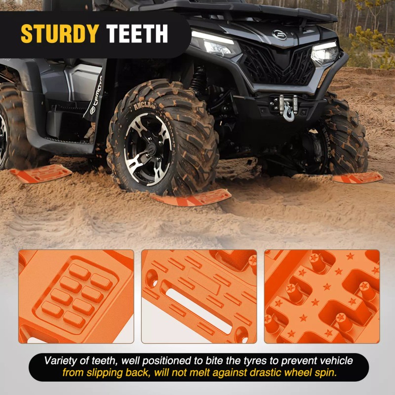 Nilight Off-Road Mini Short Recovery Traction Boards For 4WD 4X4