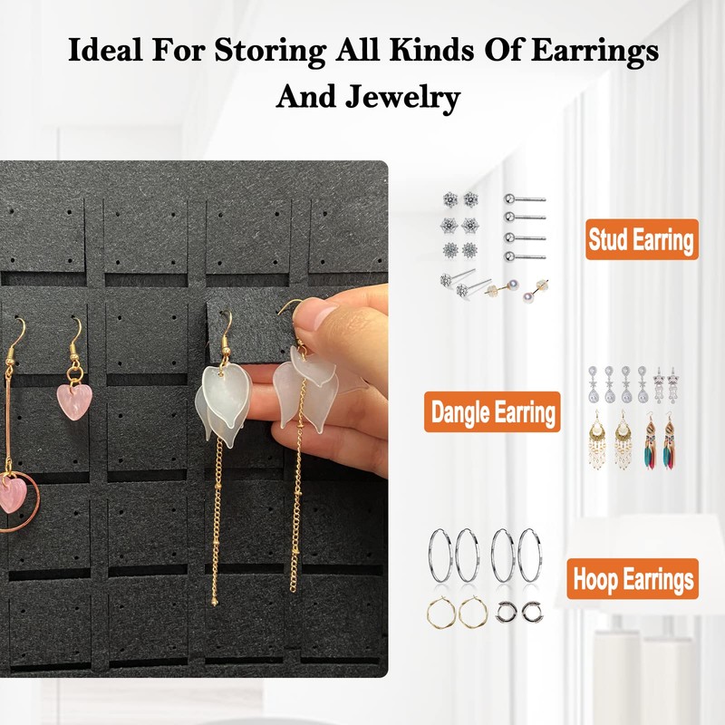 Earring Holder Organizer Hanging Holds Up to 300 Pairs Wall