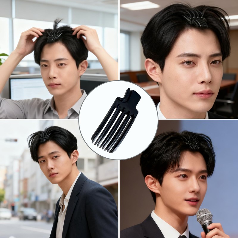 Hair Volume Pin Root Lifting Clip Bangs for Men and