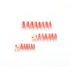 24 Pcs Fall Press on Nails Long Coffin Ballerina Fake