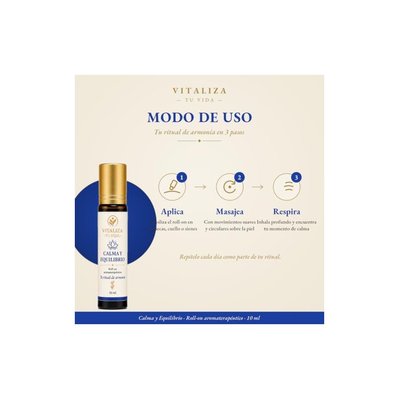 Vitaliza Tu Vida – Calma y Equilibrio – Roll-On de