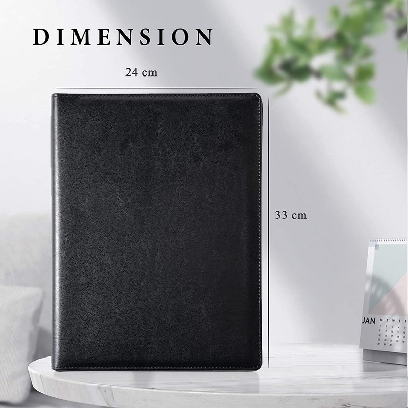 Panavage Binder A4 Clipboard PU Clip File Folio Multi-function Pen