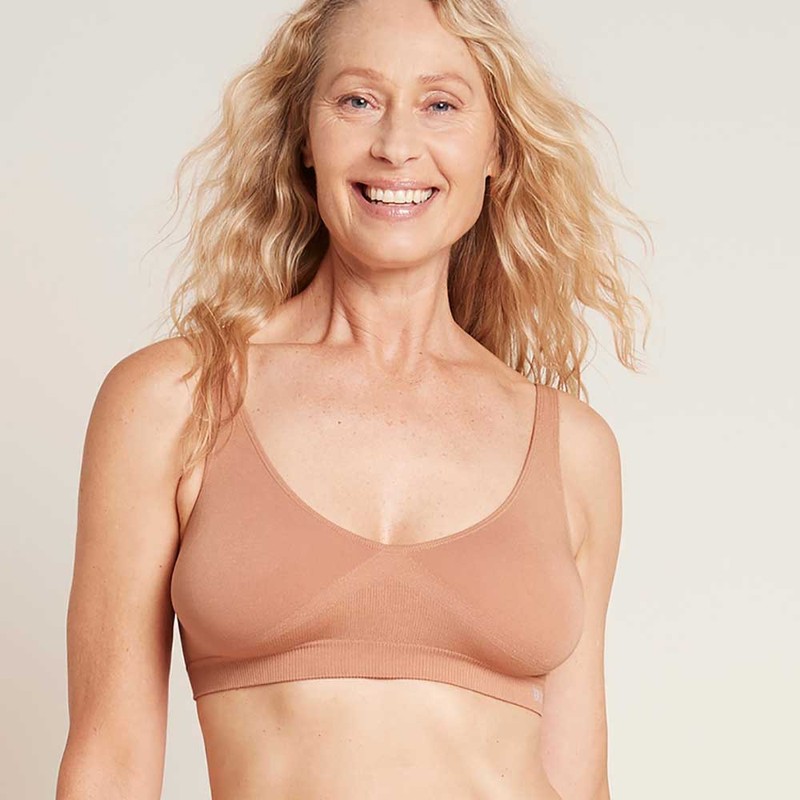 Boody Seamfree Crop Bra, Black / XS