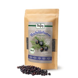 Biojoy Juniperus Communis Organic Juniper Berries (100 g), Dried and Whole, No Additives