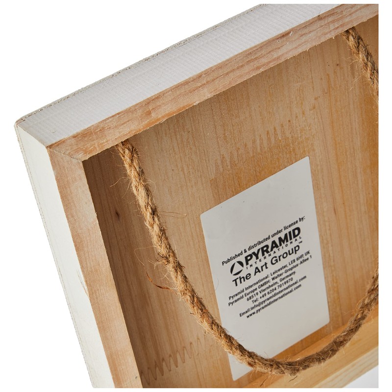 Sam Toft Perfect Day Wooden Wall Art, Multi-Colour, 20 x