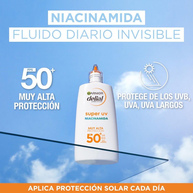 DELIAL SUPER UV niacinamide anti-blemish SPF50+ 40 ml
