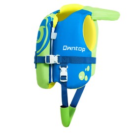 Owntop Toddler Swim Vest Kids Float Jacket Swimming Aid for Child Boys Girls 20-30-40-50 lbs with Adjustable Safety Straps