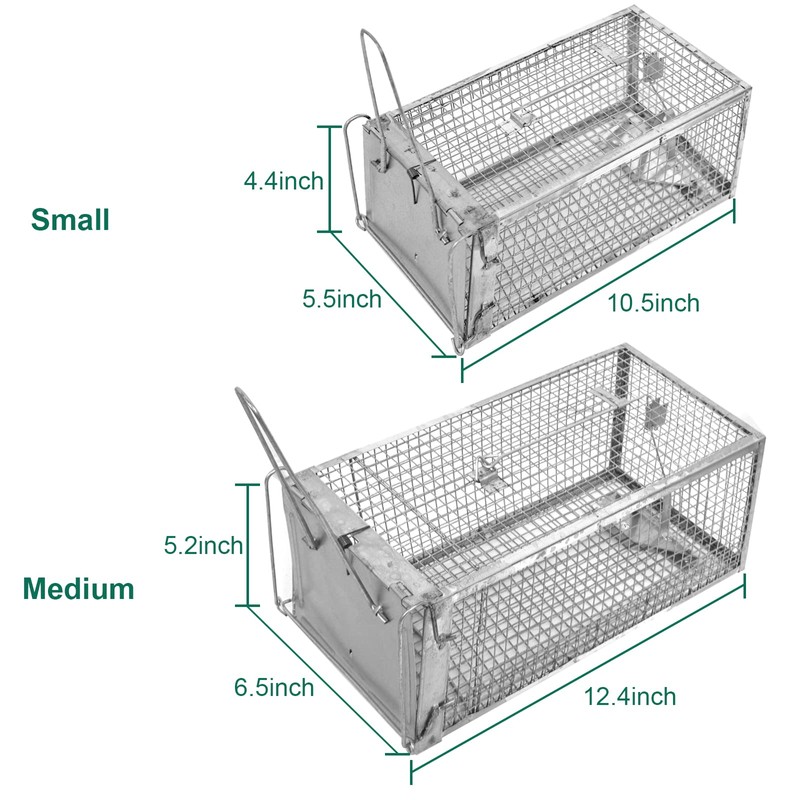 SZHLUX Rat Trap,Mouse Traps Work for Indoor and Outdoor,Small Rodent