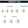 GCIREC Beach Shower Curtain, Teal Blue Coastal Ocean Beach Theme