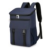 Large Capacity Insulated Cooling Backpack Waterproof Picnic Cooler Bag Blue