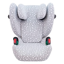 JYOKO Kids Baby Car Seat Cover Liner Made Cotton Compatible with Cybex Solution G I-Size (White Star)