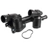febi bilstein 171228 Thermostat with Housing, Gasket and Temperature Switch,