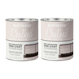 Rust-Oleum 285142-2PK Ultra Matte Interior Chalked Paint, 30 oz, Blush Pink, 30.00 Fl Oz (Pack of 2)
