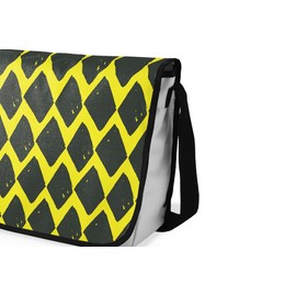 Le Jardin du Lin Digital Printed Messenger School Bags with Black Strap for Girls and Boys, Back to School, Messenger Bags for Students, Shoulder Bags, Size: 29 x 36 cm