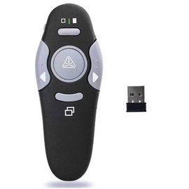 Wireless Presentation Clickers for PowerPoint 2.4G Laser Pointer USB Powerpointer Clicker Presentation Clicker PPT Slide Advancer for PPT Mac Win Computer Laptop Teacher Accessories Whiteboard Black