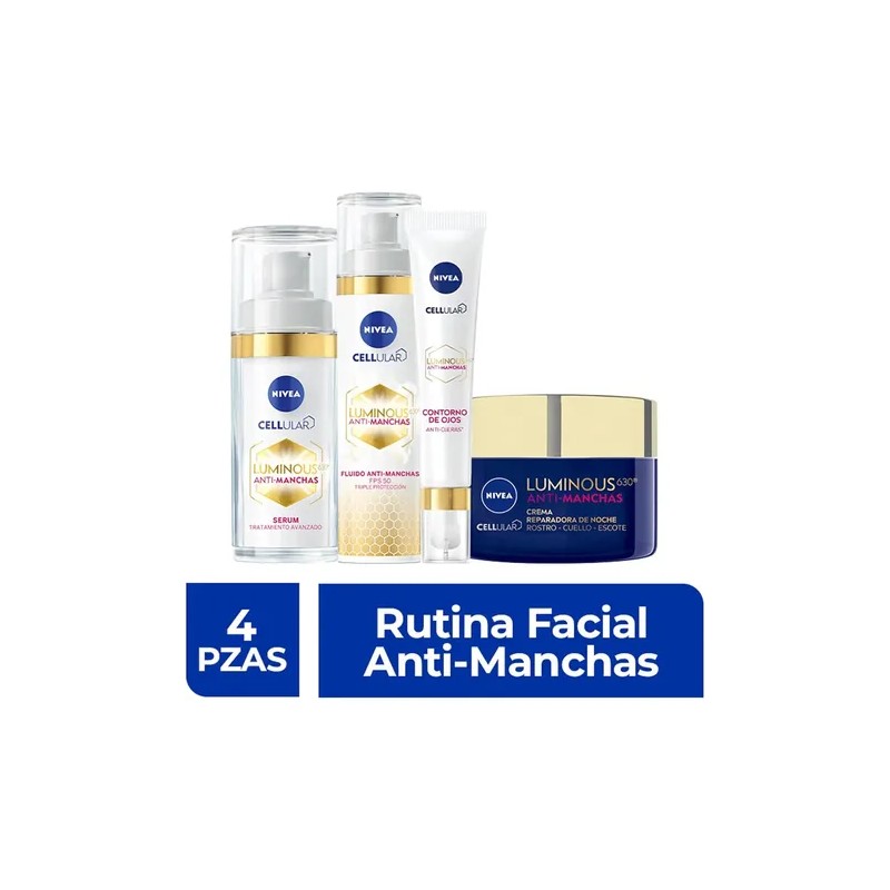 Skincare | Kit Anti-manchas Rutina Facial Nivea Luminous 630