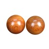 SAFIGLE 2pcs Wooden Massage Balls for Hand Exercise Round Fitness