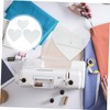 SEWACC 3pcs Acrylic Patchwork Rulers Heart Shape Sewing Rulers for