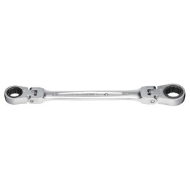 Tone HPRMFW-1214 Double Neck Swing Ratchet Glasses Wrench Double Sided Width 0.5 x 0.6 inches (12 x 14 mm)
