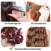 Pack of 20 Heat-Free Curlers, Curlers, Soft Foldable DIY Sponge