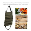 Car Back Seat Tool Storage Bag Canvas Garden Foldable Roll