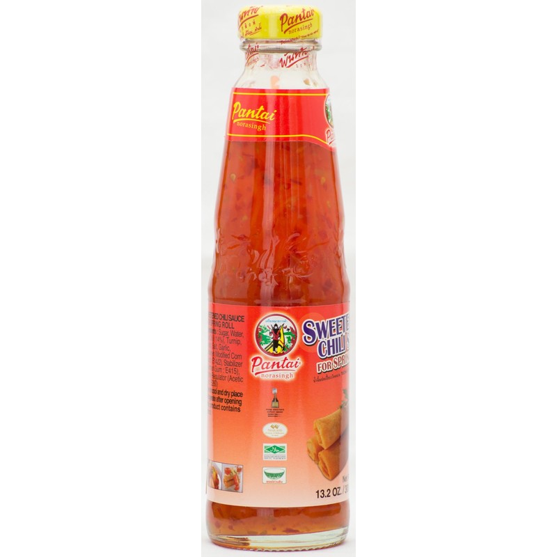 Pantainorasingh Thai Sweetened Chili Sauce for Spring Rolls, 13.2 ounces