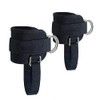 JZS Adjustable Ankle Straps for Cable Machines, Comfortable Kickback Cuffs