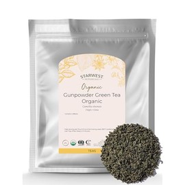 Starwest Botanicals Organic Gunpowder Green Tea, 1-pound Bag                                                                                          