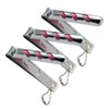 Seven Star Color Plate Clipper Nail Clippers, Pink, 3 Pieces / 세븐스타 칼라판깎기 손톱깎이, 핑크, 3개