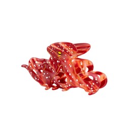 ocean animal octopus claw clips for women，unique novelty hair claw，acetate funky hair clips，fun claw clips for thick hair