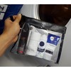 Travando® 2 x Toiletry Bags, 1 Litre Transparent Cosmetic Bag,